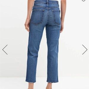 7 for all Mankind Jeans High Waist Cropped Straight Size 24 Stretch $119